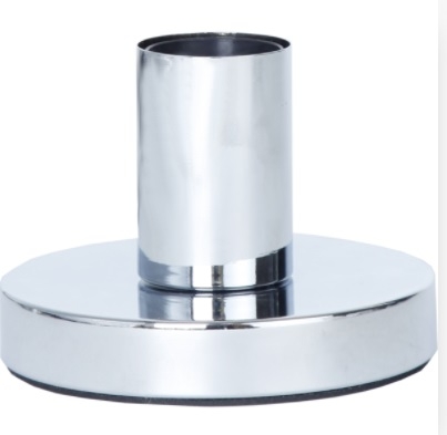 Lampenfu fr LED,silber, metall, S