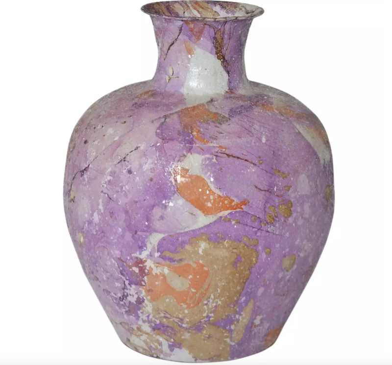 Vase Grace M, lila, mosaik