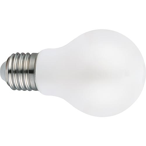 LED- Filament- Lampe, E27, 7W, opal,  dimmbar, idealer Ersatz für matte Glühlampen