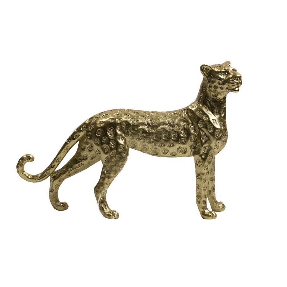 Leopard, stehend, gold