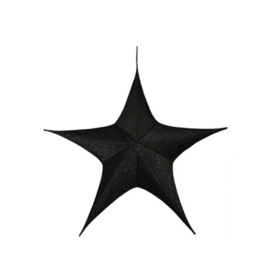 XL-Stern, 135 cm schwarz-glänzend