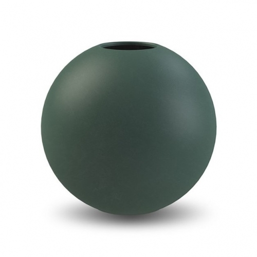 Ball Vase, 20 cm, dunkelgr�n