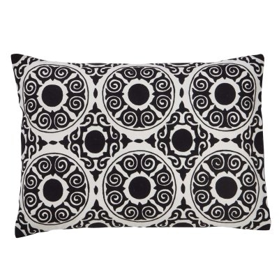 Kissenbezug schwarz-wei, XL