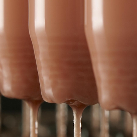 Spitzkerze, 32 cm, powder, lack