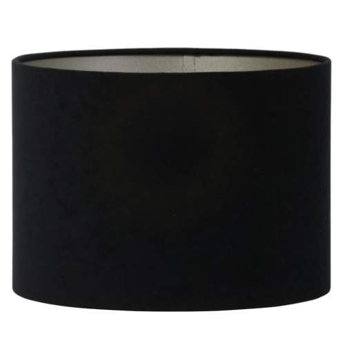 Lampenschirm, Samt, schwarz