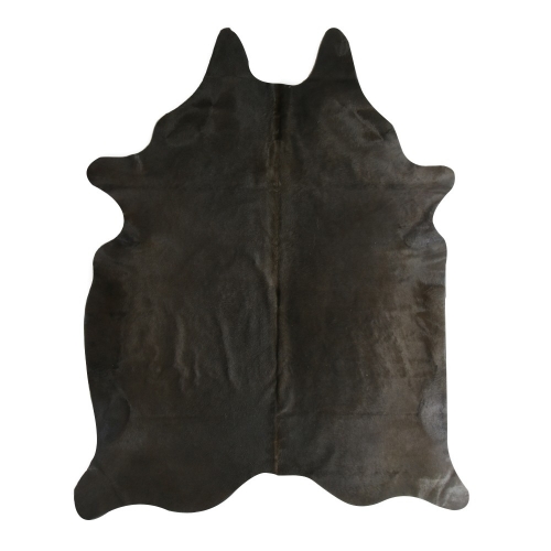 Kuhfell 250 x 150 cm, anthrazit-schwarz