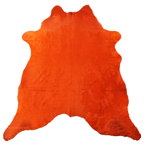 Kuhfell 250 x 150 cm, orange
