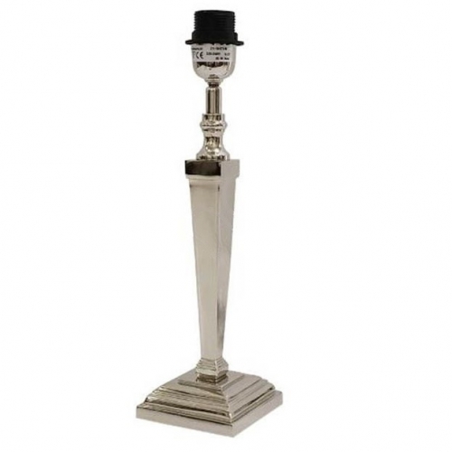 Lampenfu�, silber, hochgl�nzend, L